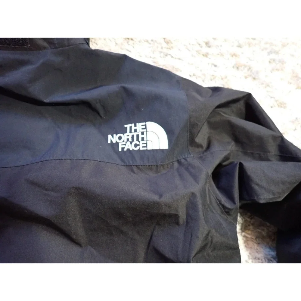 The North Face‎ Rain Jacket Women Medium Black Excellent HydroSeal Parka Hooded